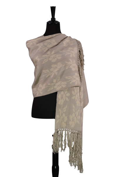 Schal "Beige Anemonen" Artikelbild 1